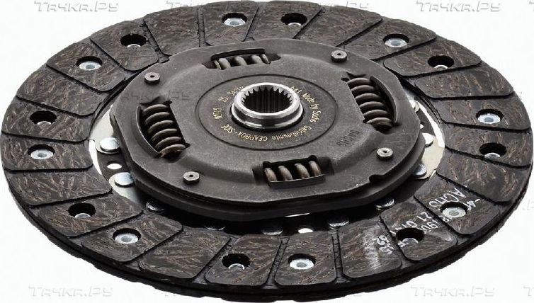 Диск сцепления SACHS для Volkswagen Transporter T3 1981-1992. Артикул 1862 114 041
