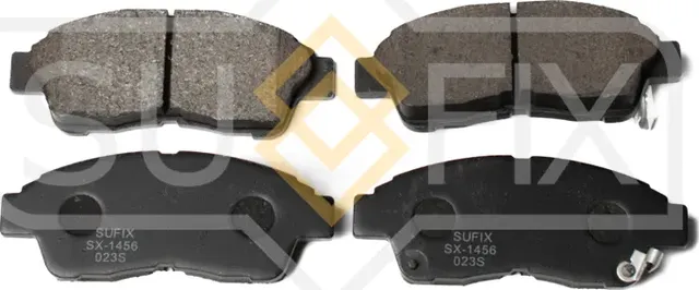 Колодки тормозные дисковые передние правые/левые DAIHATSU ALTIS 1996-2010, TOYOT (Sufix). Артикул SX1456