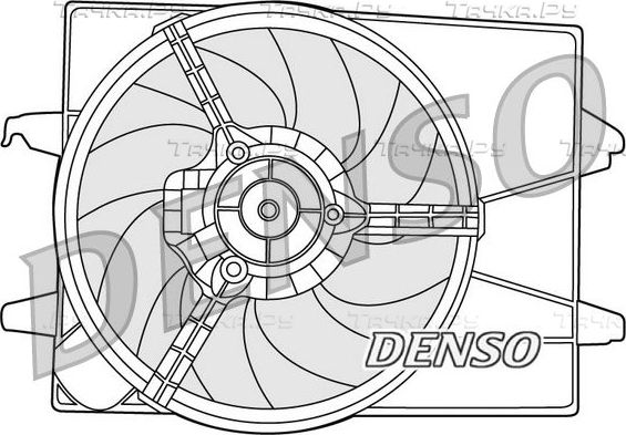 Вентилятор радиатора двигателя Denso. Артикул DER10003