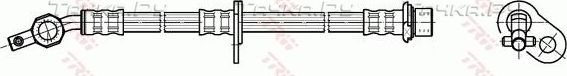 Тормозной шланг TRW задний правый для Toyota Corona X (T210) 1996-2002. Артикул PHD373