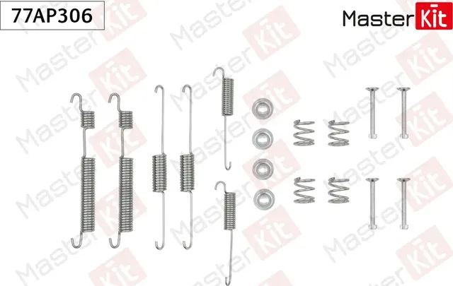 Комплект установочный барабанных колодок (Master KIT). Артикул 77AP306