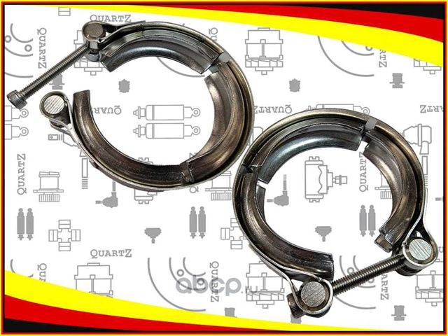 Хомут глушителя (Quartz). Артикул QZ1K0253725