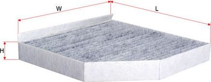 Салонный фильтр Sakura для Audi S8 III (D4) 2012-2018. Артикул CAC-31970