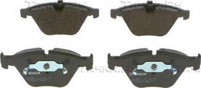 Тормозные колодки Bosch (Low-Metallic) передние для BMW 6 II (E63/E64) 2004-2010. Артикул 0 986 495 082
