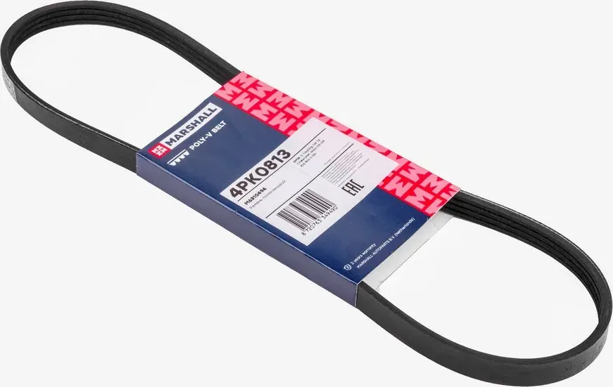 Ремень поликлиновой 4PK0813 BMW 3 Touring 04 Chevrolet Niva 02 Kia Rio II 05 M63 (Marshall). Артикул M6310494