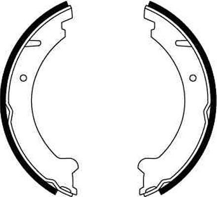 Тормозные колодки (стояночная тормозная система) TRW. Артикул GS8599