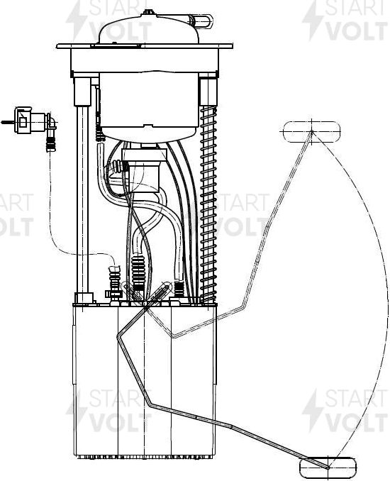 Бензонасос (топливный насос) StartVOLT. Артикул SFM 1212