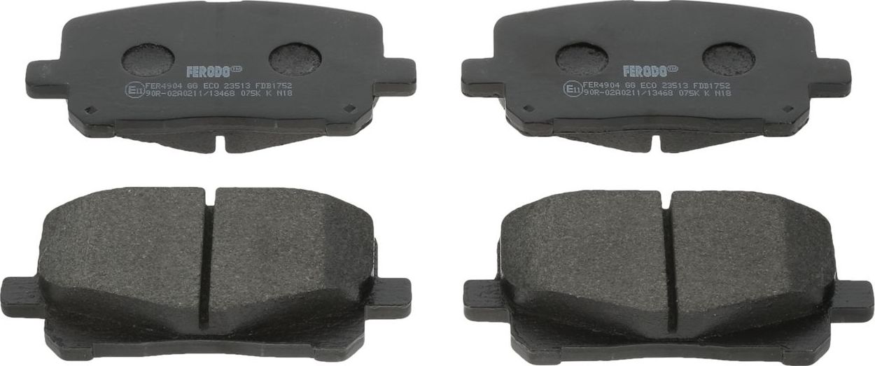 Тормозные колодки Ferodo Premier Eco Friction. Артикул FDB1752