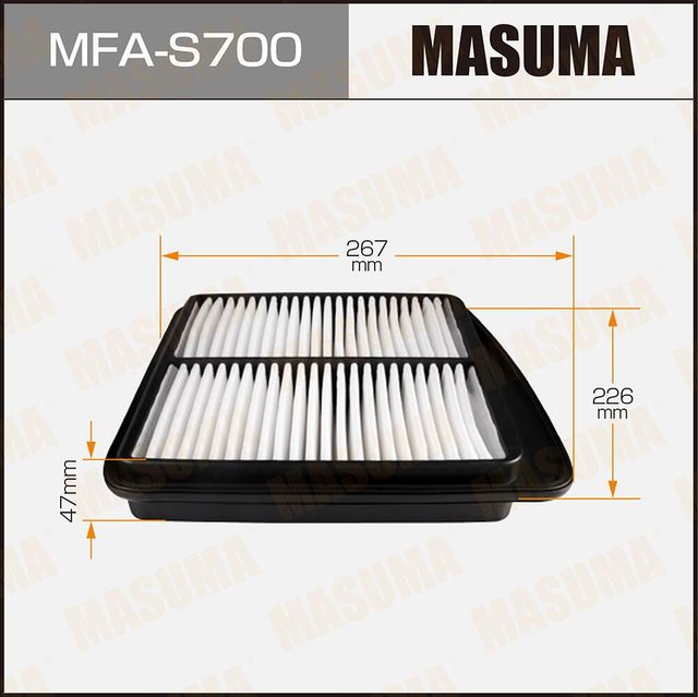 Воздушный фильтр Masuma. Артикул MFA-S700