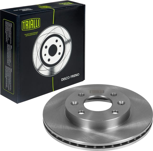 Тормозной диск Trialli передний для Renault 19 I 1988-1992. Артикул DF 095104