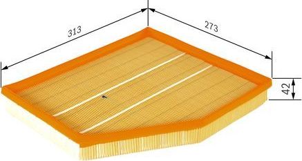 Воздушный фильтр Bosch для BMW 5 V (E60/E61) 2003-2010. Артикул 1 457 433 101