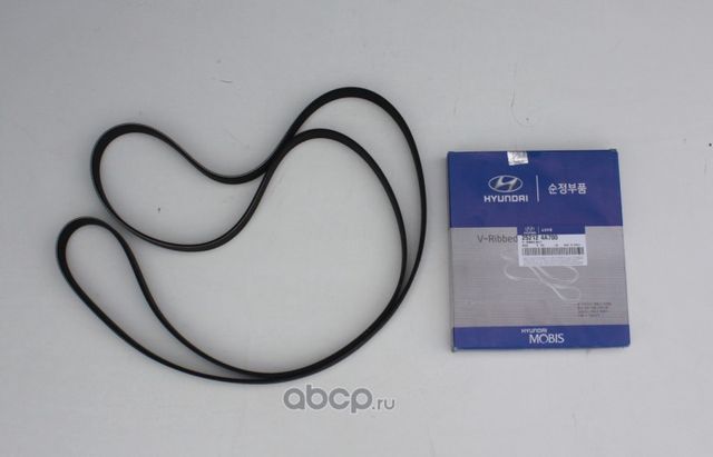 Приводной ремень поликлиновой Hyundai / KIA. Артикул 252124A700