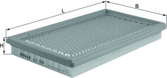 Воздушный фильтр Mahle. Артикул LX 595