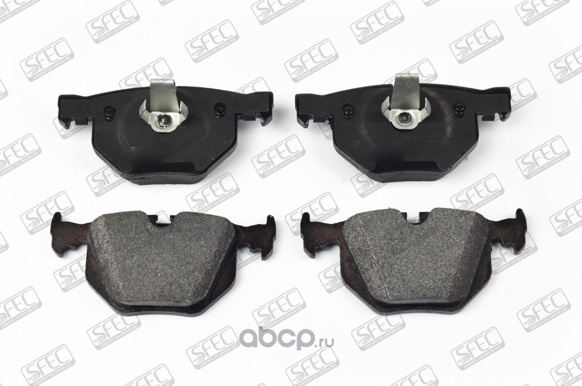 Тормозные дисковые колодки задние (Autosfec). Артикул BP901834