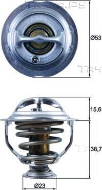 Термостат Mahle Behr для Audi A3 II (8P) 2004-2013. Артикул TX 123 95D