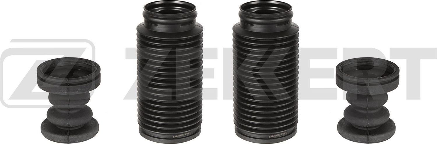 Комплект отбойников и пыльников амортизаторов (стоек) Zekkert (резиновый). Артикул SM-3069S