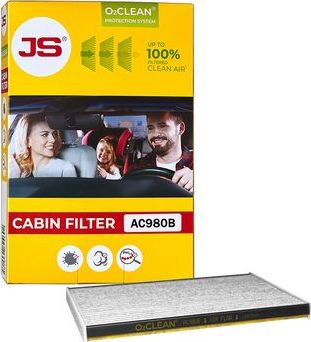 Салонный фильтр JS Asakashi. Артикул AC980B