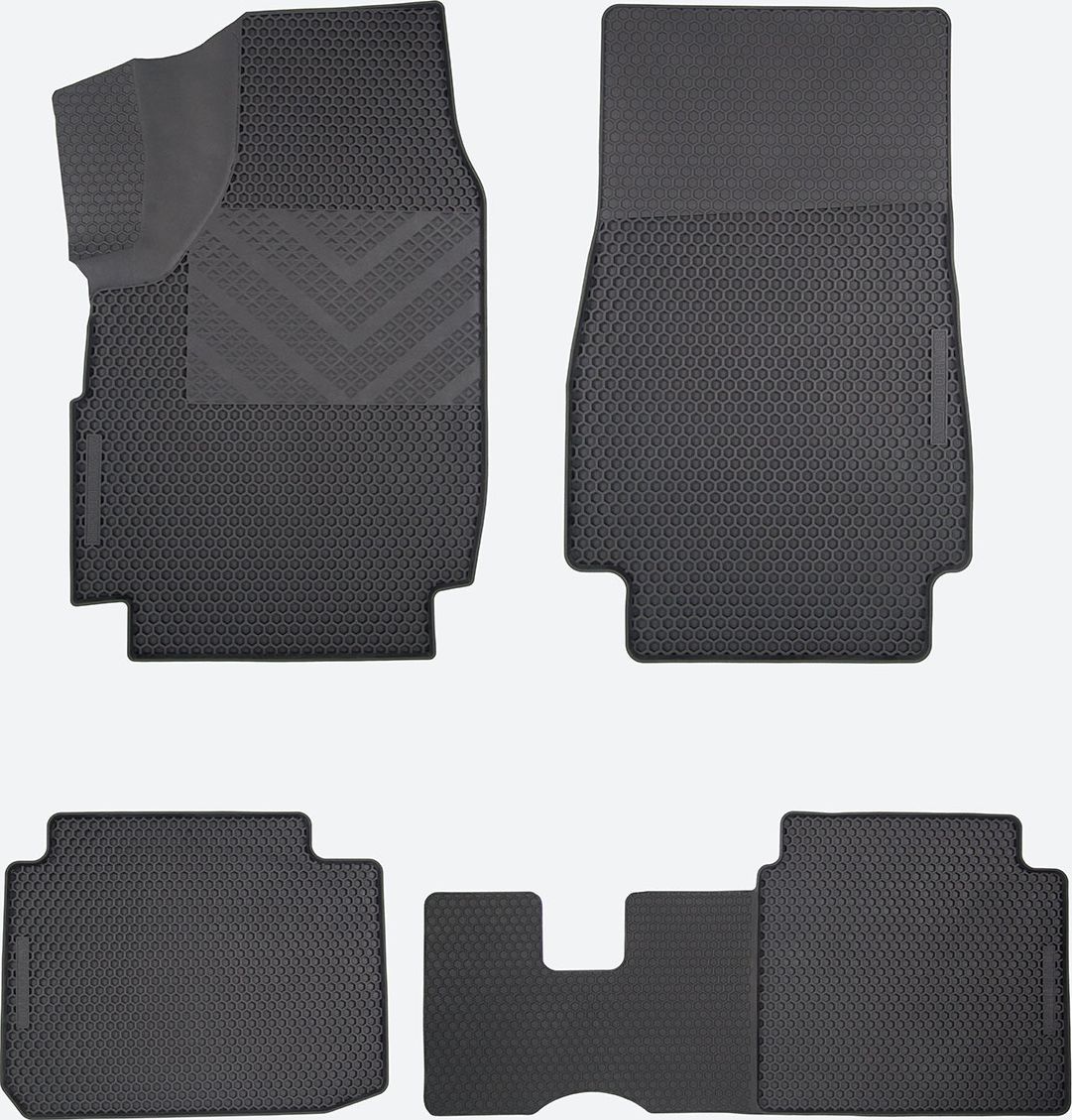 Коврики резиновые Avtodriver SOTABOARD для салона ВАЗ 2121 (Нива) 1977-2026 . Черные. Артикул EVTS.0745