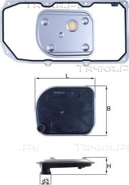 Фильтр АКПП Mahle. Артикул HX 158D1