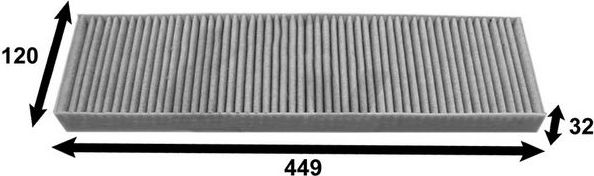 Салонный фильтр JS Asakashi. Артикул AC0140