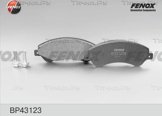 Тормозные колодки Fenox передние для Ford Transit VII 2006-2014. Артикул BP43123