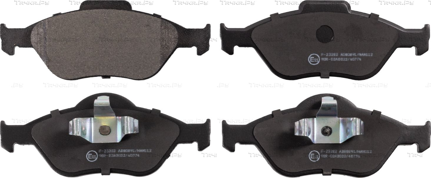 Тормозные колодки Blue Print передние для Ford Fiesta IV 1995-2003. Артикул ADM54281