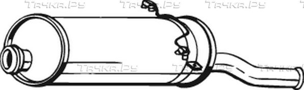 Глушитель (задняя часть) Bosal для Citroen Xsara Picasso 2005-2011. Артикул 135-045