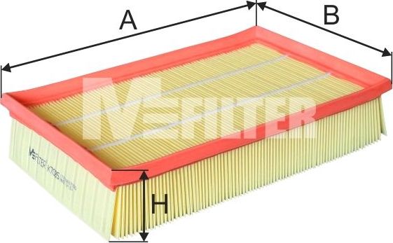 Воздушный фильтр MFilter для Land Rover Freelander II 2006-2014. Артикул K 7085
