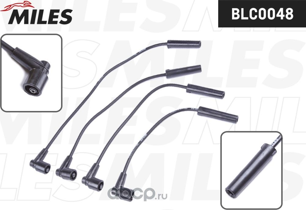 Провода в/в ваз 2107 инжектор силиконовые (Miles). Артикул blc0048
