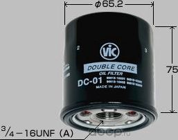ФИЛЬТР МАСЛЯНЫЙ VIC DOUBLE CORE DC-01 (C-110) VIC. Артикул DC01
