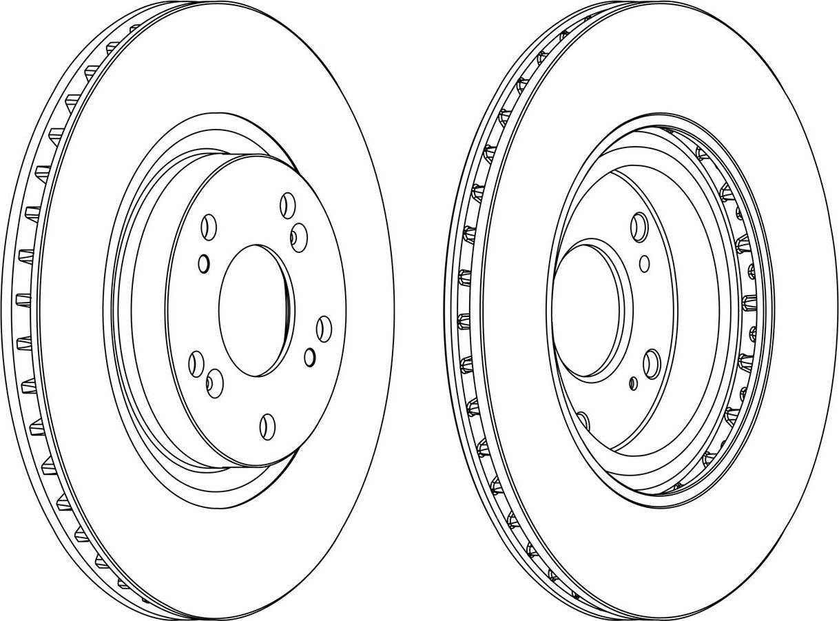 Тормозной диск Ferodo Premier. Артикул DDF1596C