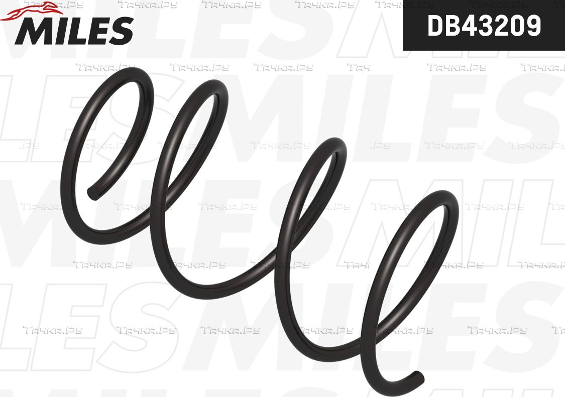 Пружина подвески Miles передняя для Toyota Corolla E120, E130 2001-2007. Артикул DB43209
