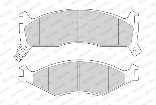 Тормозные колодки Ferodo Premier. Артикул FDB1034