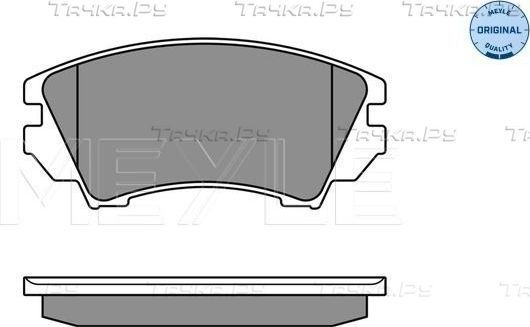 Тормозные колодки Meyle Original передние для Saab 9-5 II 2010-2012. Артикул 025 244 1219/W