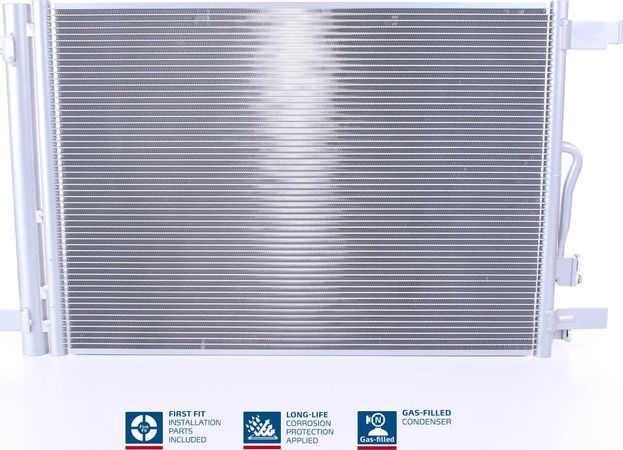 Радиатор кондиционера (конденсатор) Nissens (алюминий). Артикул 940834