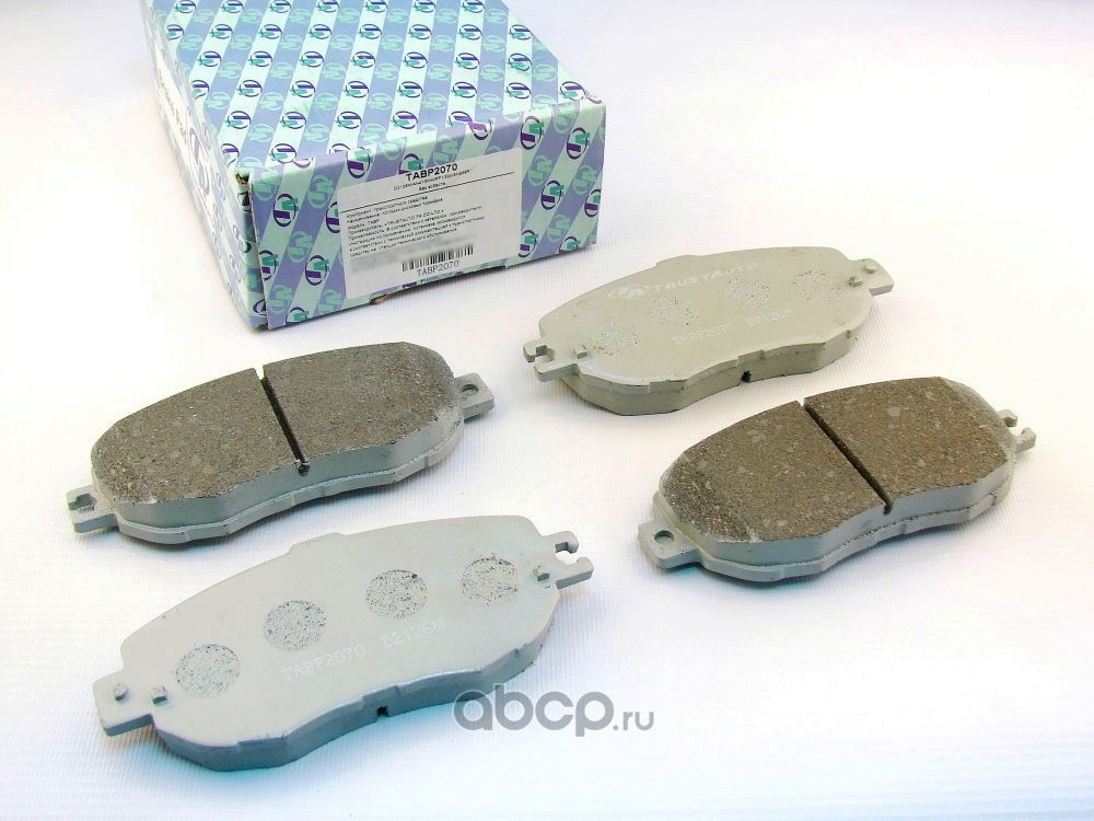 КОЛОДКИ ДИСКОВЫЕ (Trustauto). Артикул TABP2070
