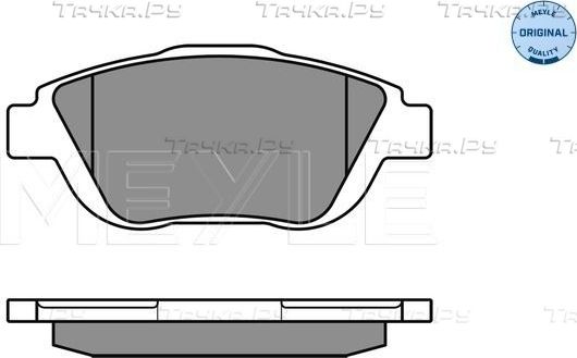 Тормозные колодки Meyle Original передние для Opel Corsa F 2019-2026. Артикул 025 248 8318