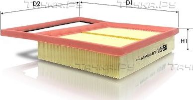 Воздушный фильтр Tecneco Filters. Артикул AR1748PM