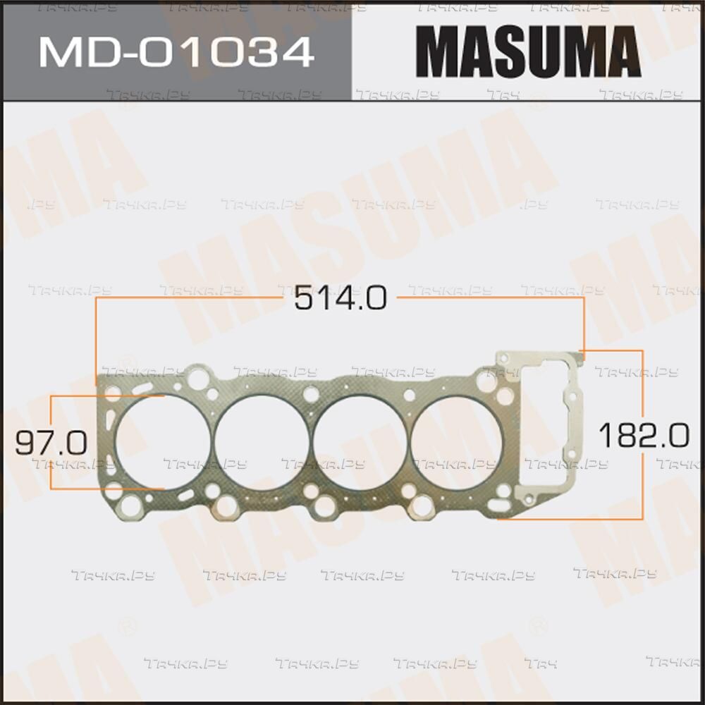 Прокладка ГБЦ Masuma. Артикул MD-01034