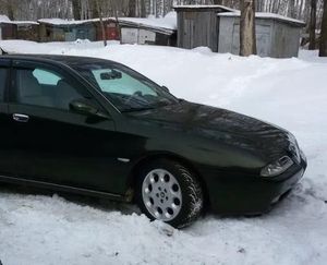 Дефлекторы Cobra Tuning для окон Alfa Romeo 166 седан 1998-2004. Артикул A30698