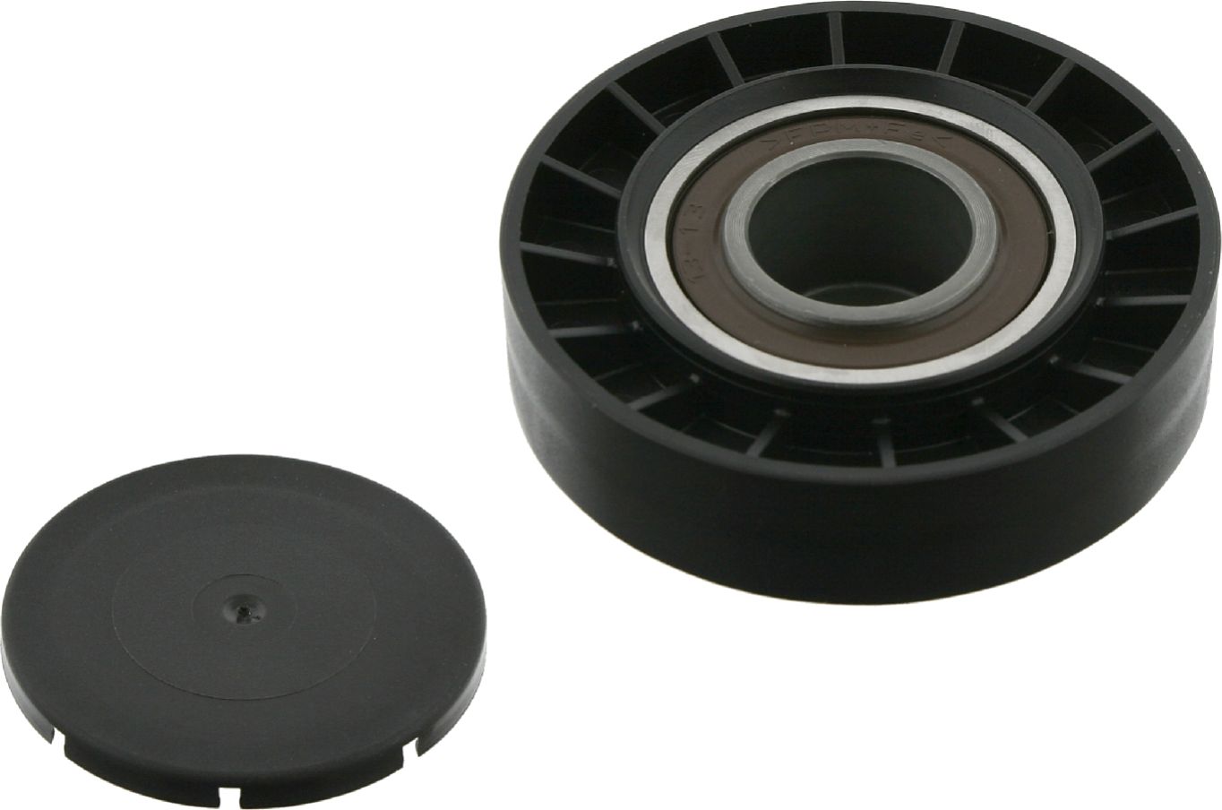 Направляющий (ведущий) ролик приводного поликлинового ремня Febi Bilstein (полимерный материал). Артикул 11343