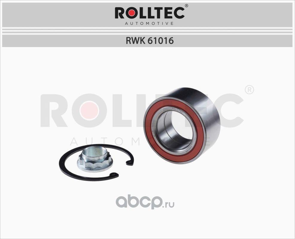 Подшипник ступицы (Rolltec). Артикул RWK61016