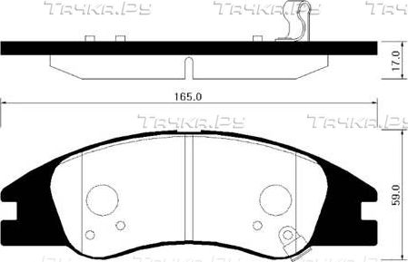 Тормозные колодки HSB передние для Kia Cerato I 2004-2009. Артикул HP1031