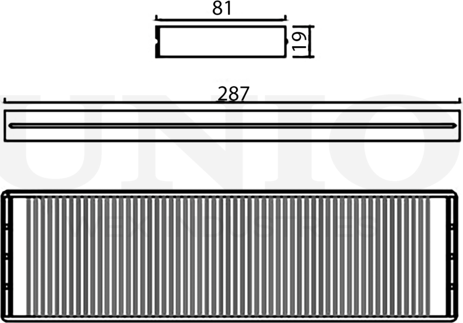 Фильтр салона (Unio). Артикул FLT-40089