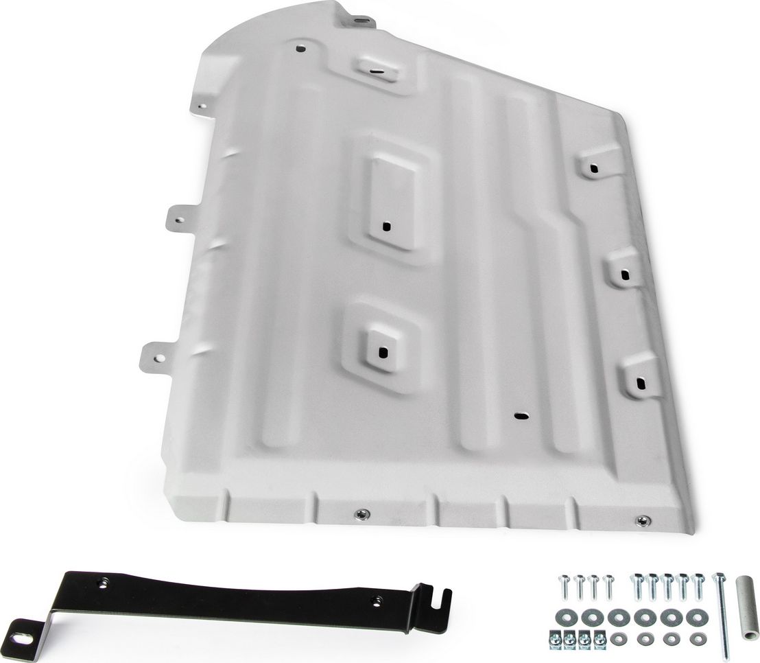 Защита алюминиевая Rival для КПП и РК BMW X4 II G02 2018-2026. Артикул 333.0532.1