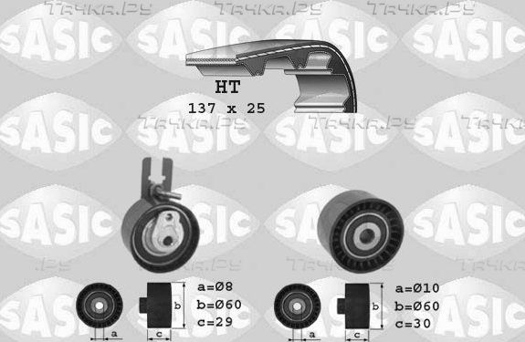Ремень ГРМ с роликами (комплект) Sasic для Peugeot 3008 I 2009-2016. Артикул 1750019