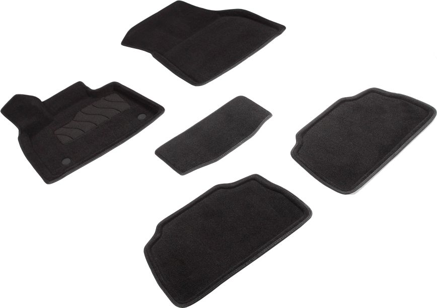 Коврики 3D Seintex для салона BMW X6 G06 2019-2026 ЧЕРНЫЕ. Артикул 95047