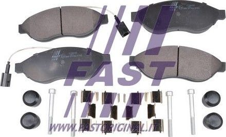 Тормозные колодки Fast передние для Citroen Jumper II 2006-2026. Артикул FT29155