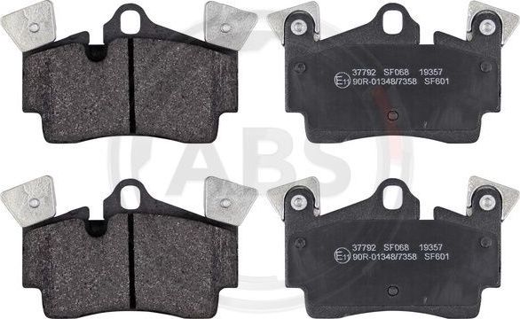 Тормозные колодки ABS задние для Audi Q7 I (4L) 2006-2015. Артикул 37792