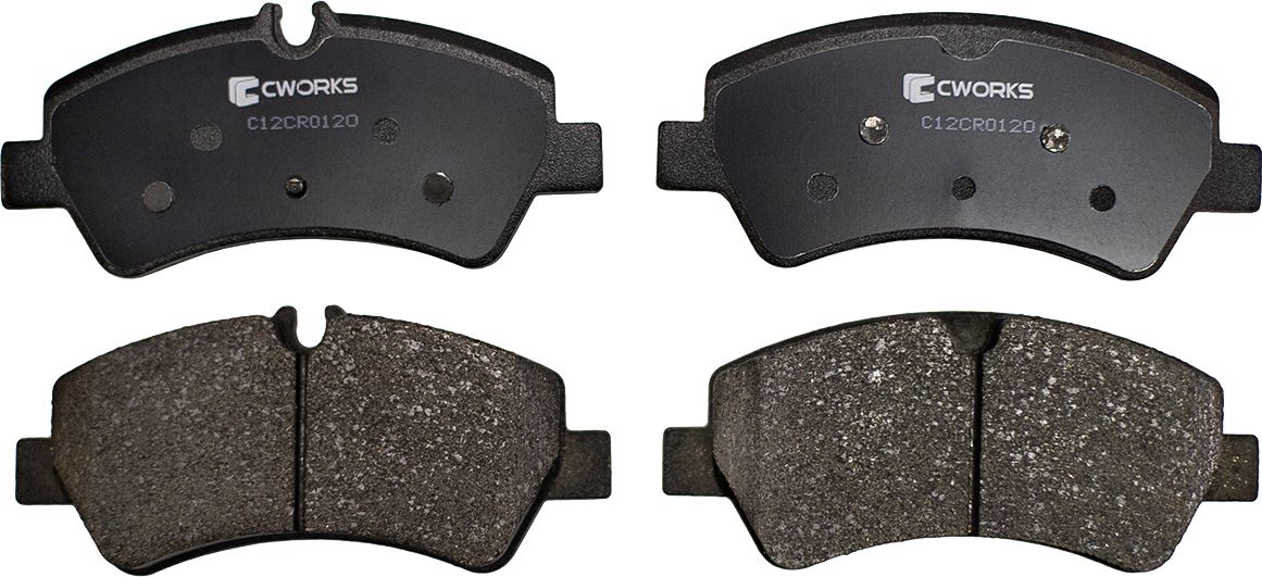 Колодки тормозные задние (Low Metallic) (Cworks). Артикул C12CR0120